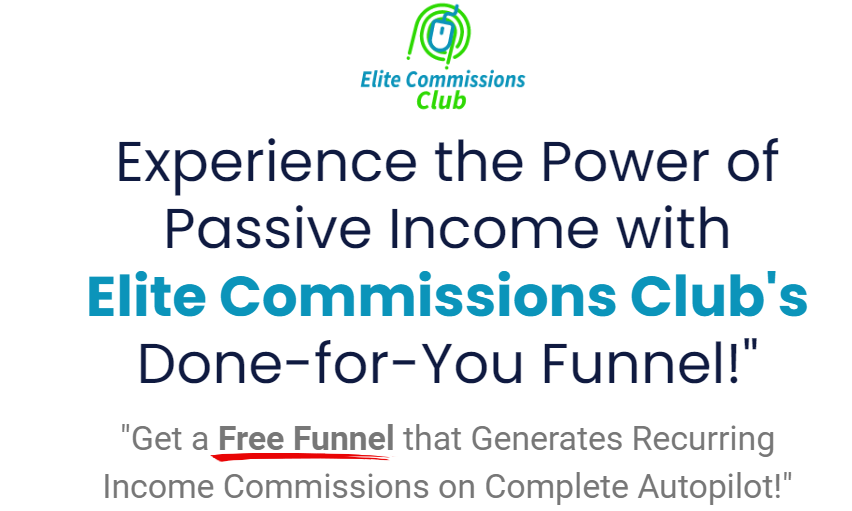 The Elite Commissions club affiliate system and training